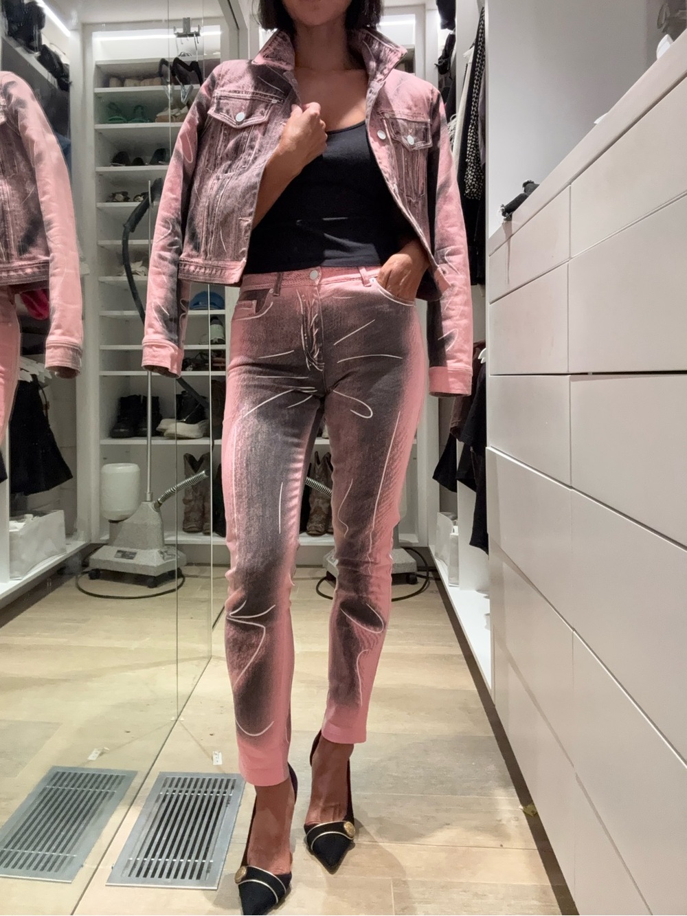 Rare Moschino Couture Matching Jacket & Pants Set